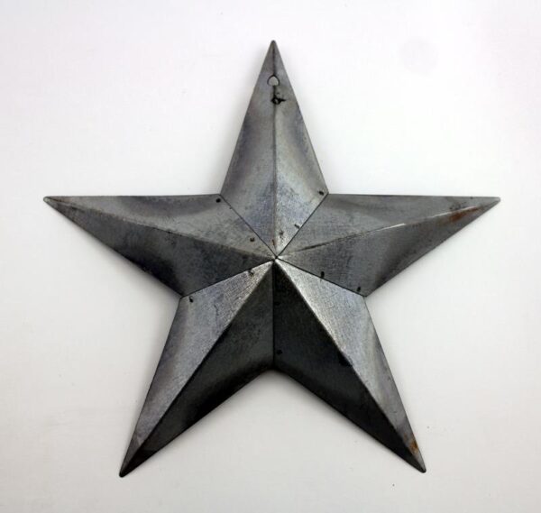 Galvanized Star Wall Decor - 10cm