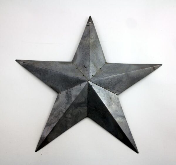 Galvanized Star Wall Decor - 28cm